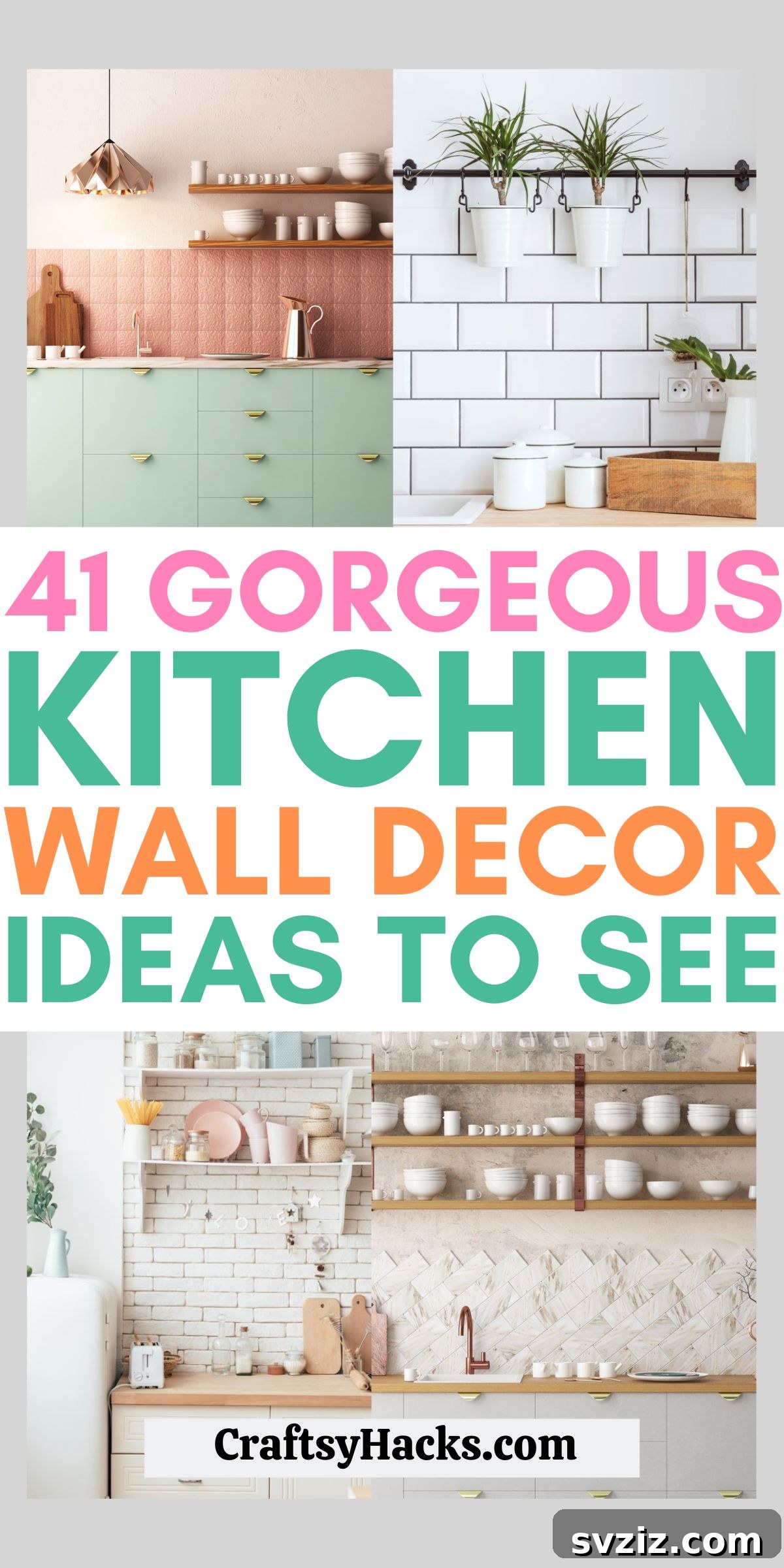 Elevate Your Kitchen: 41 Chic Wall Decor Ideas 2 Inspiring kitchen wall decor ideas to elevate your space