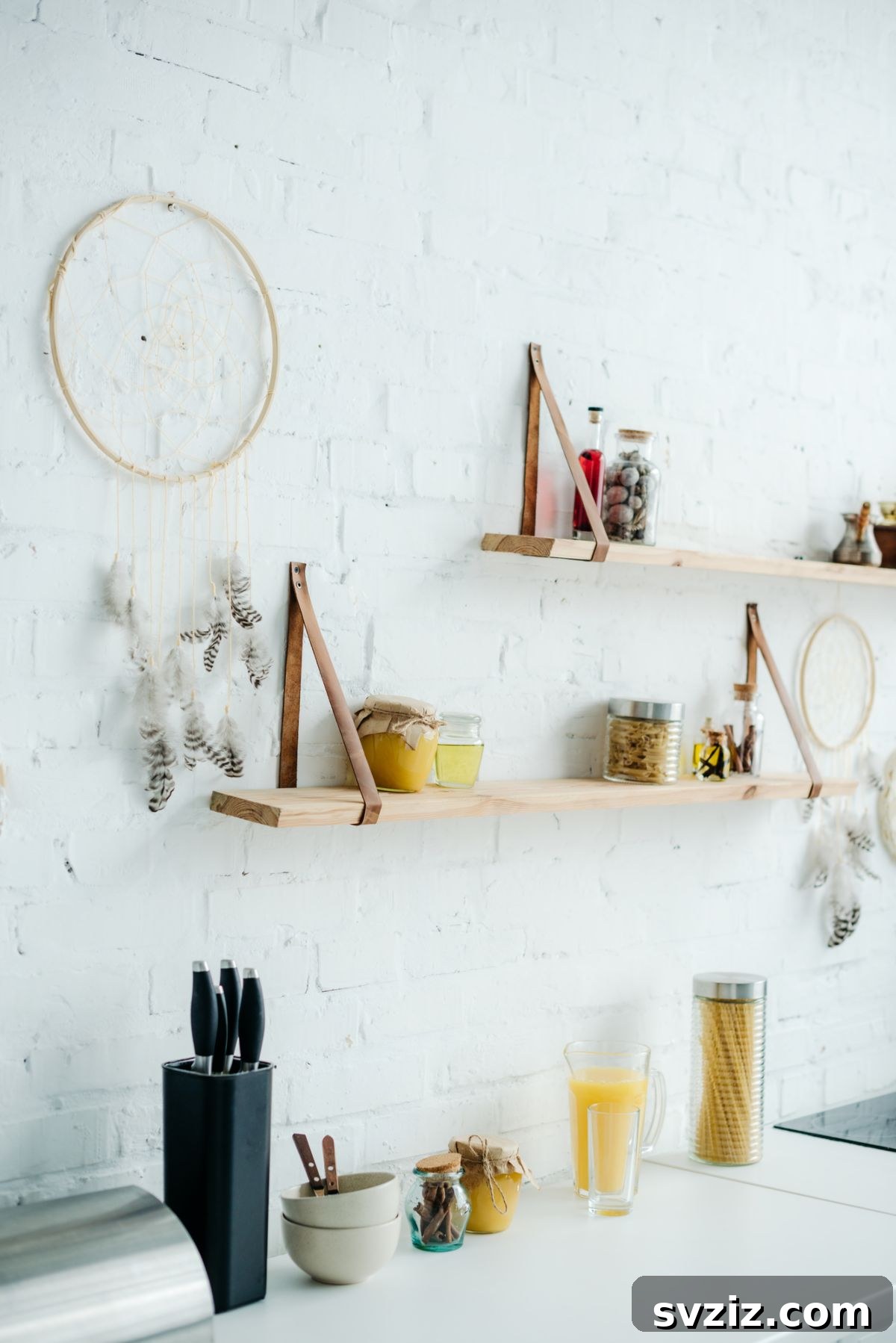 Elevate Your Kitchen: 41 Chic Wall Decor Ideas 22 Dreamcatcher hanging in a kitchen