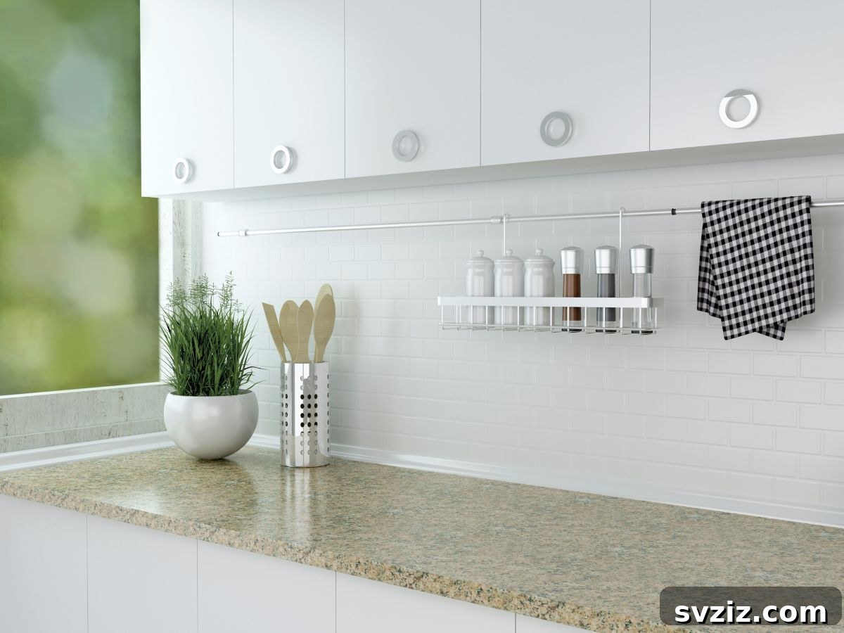Elevate Your Kitchen: 41 Chic Wall Decor Ideas 27 Hanging spice rack for kitchen organization