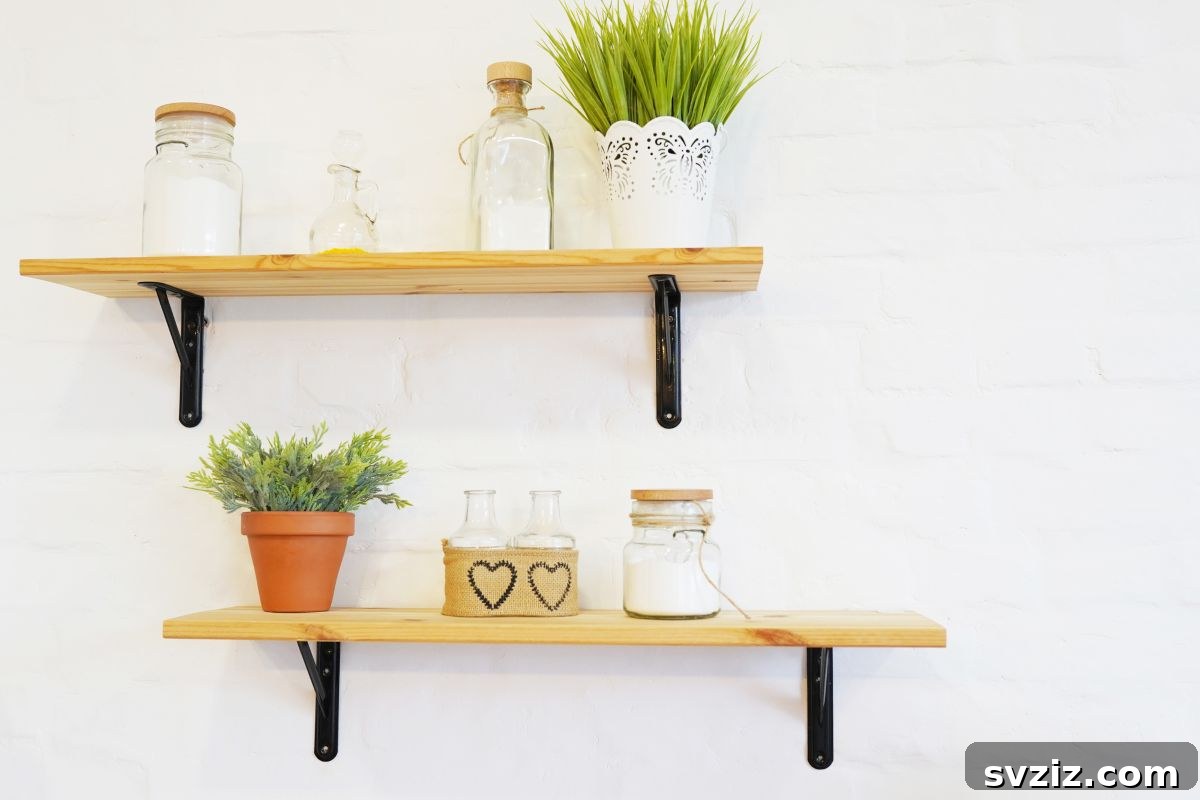 Elevate Your Kitchen: 41 Chic Wall Decor Ideas 41 Small potted herbs as kitchen wall decor