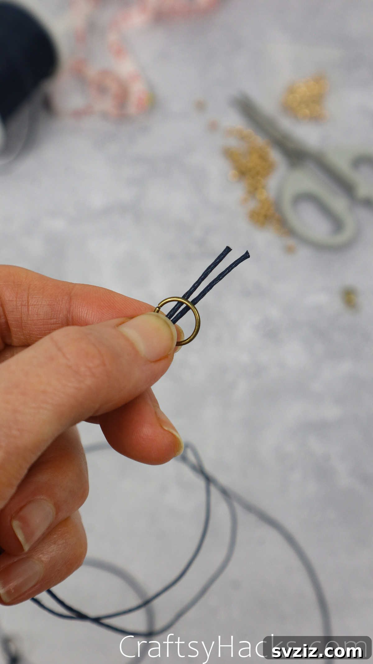 cord in ring
