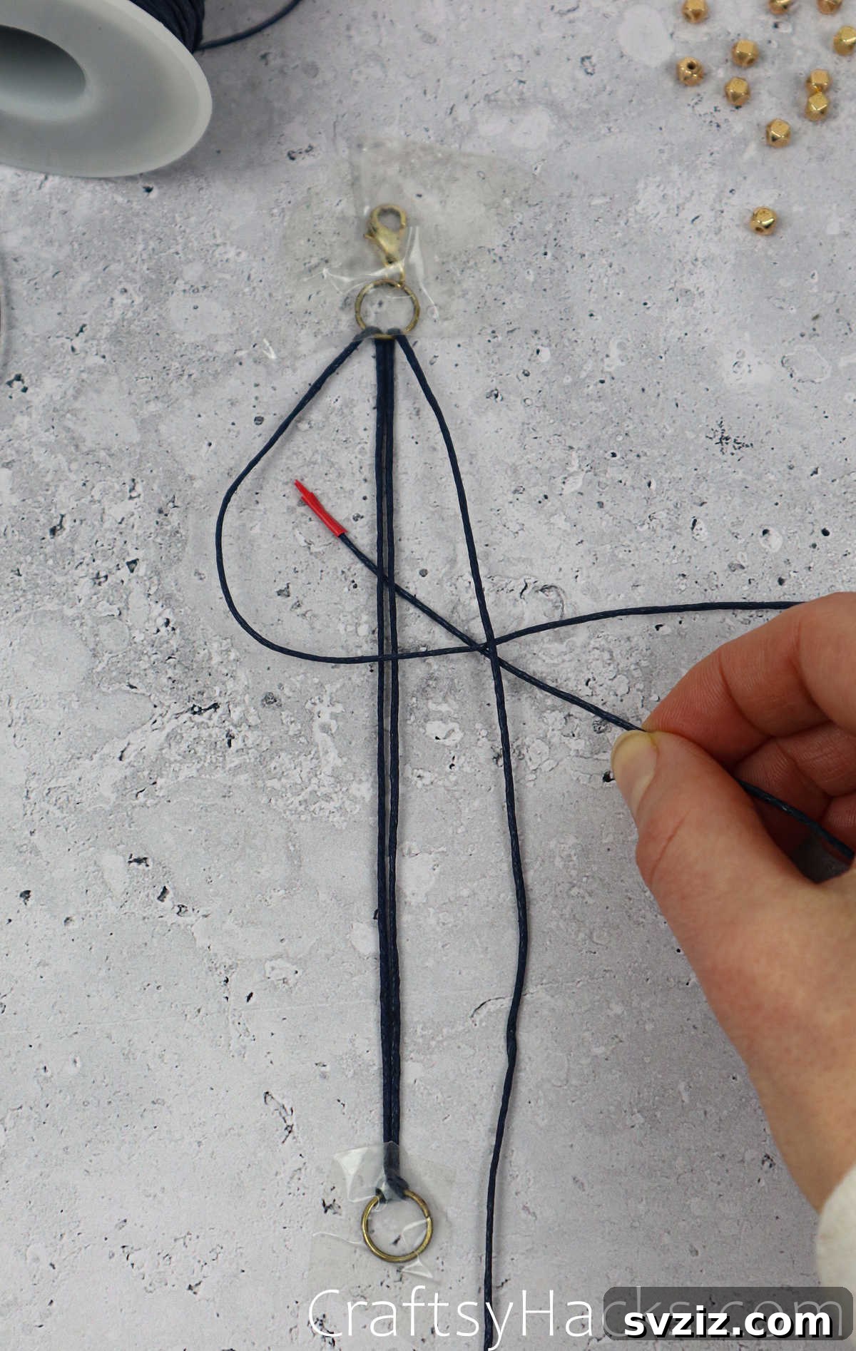 pulling cord through