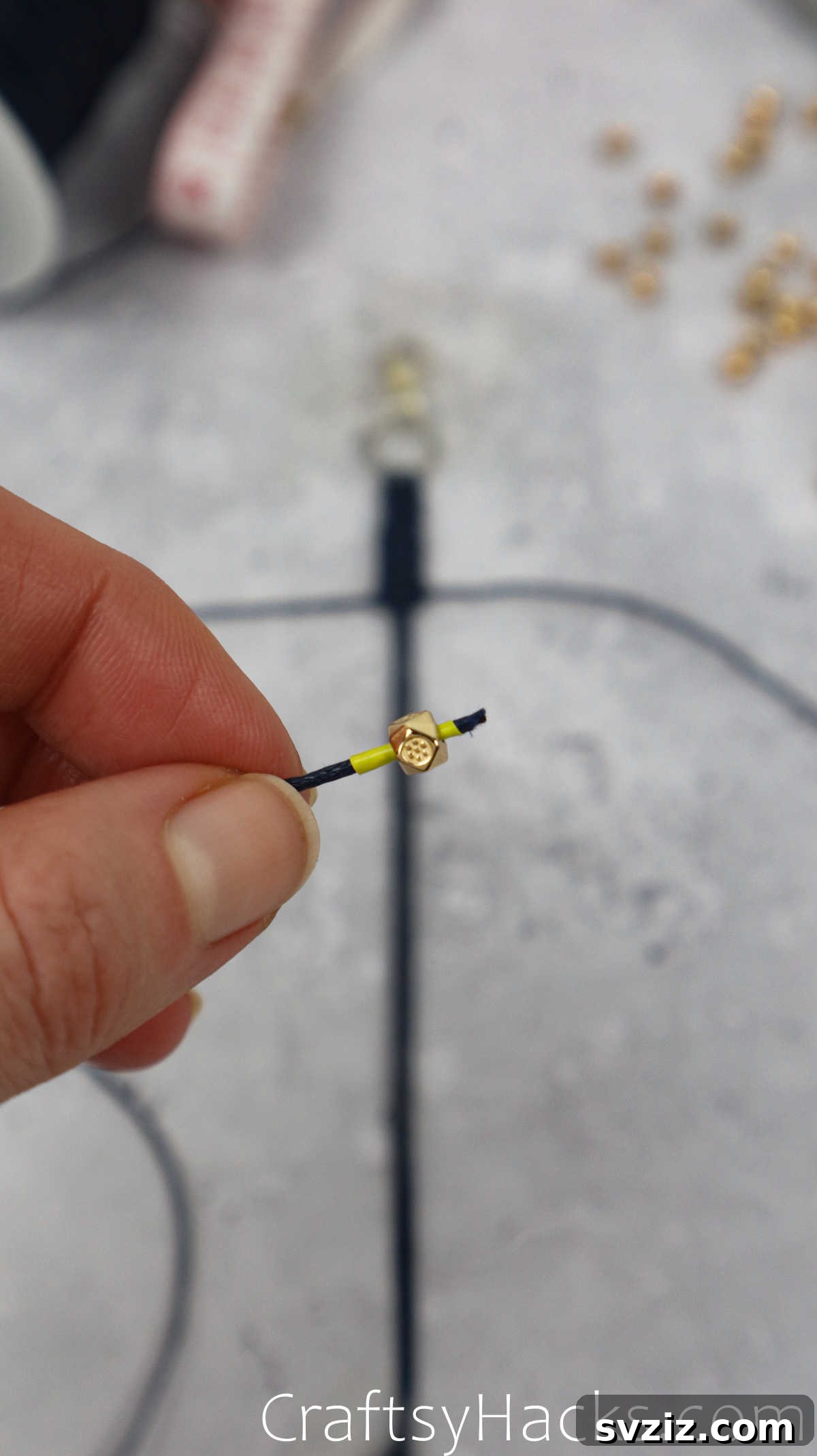 bead on cord