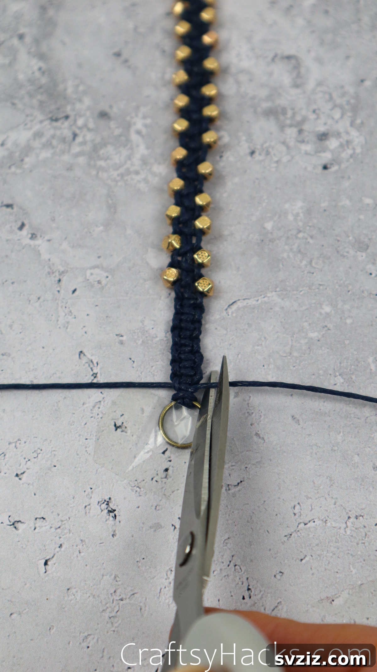 cutting end of cord