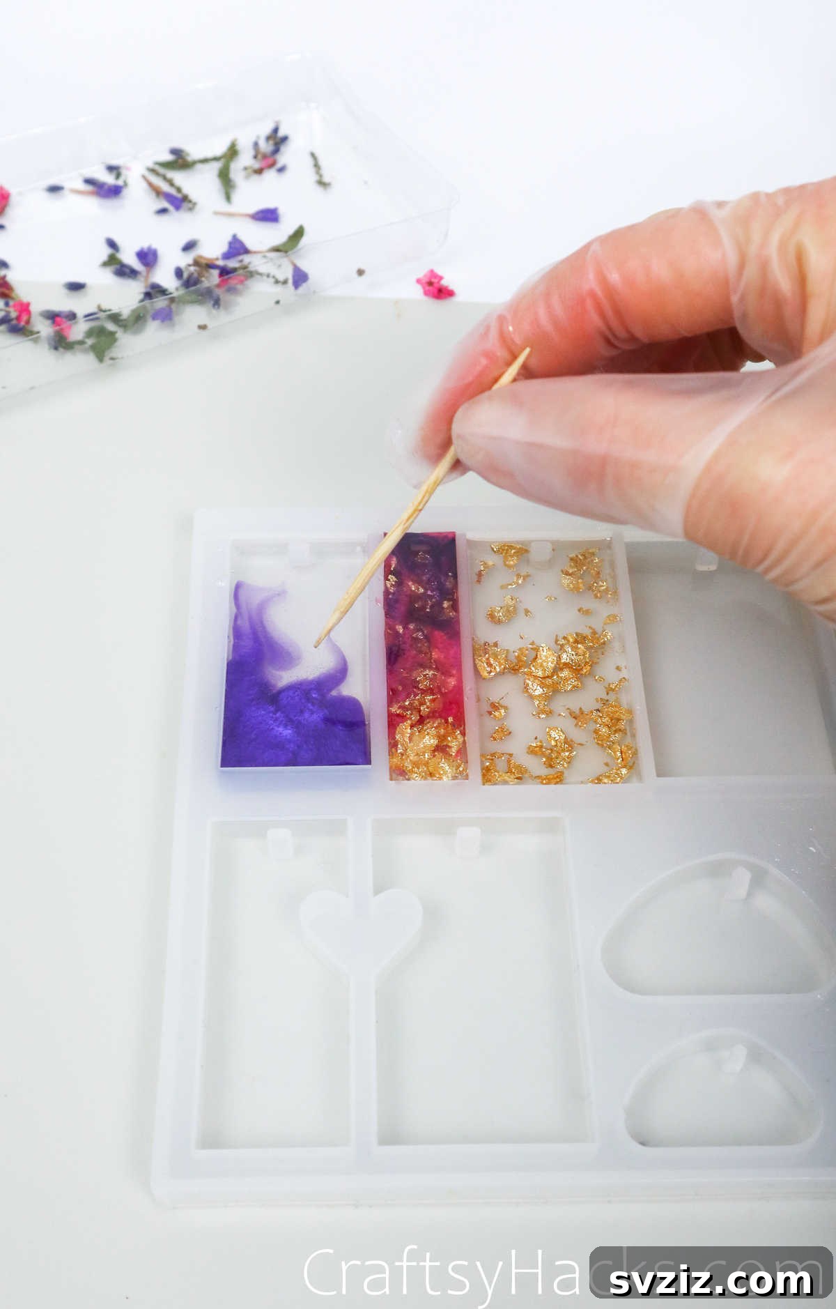 DIY Resin Keychains: Easy Steps for Stunning Accessories 24 mixing color dye into resin