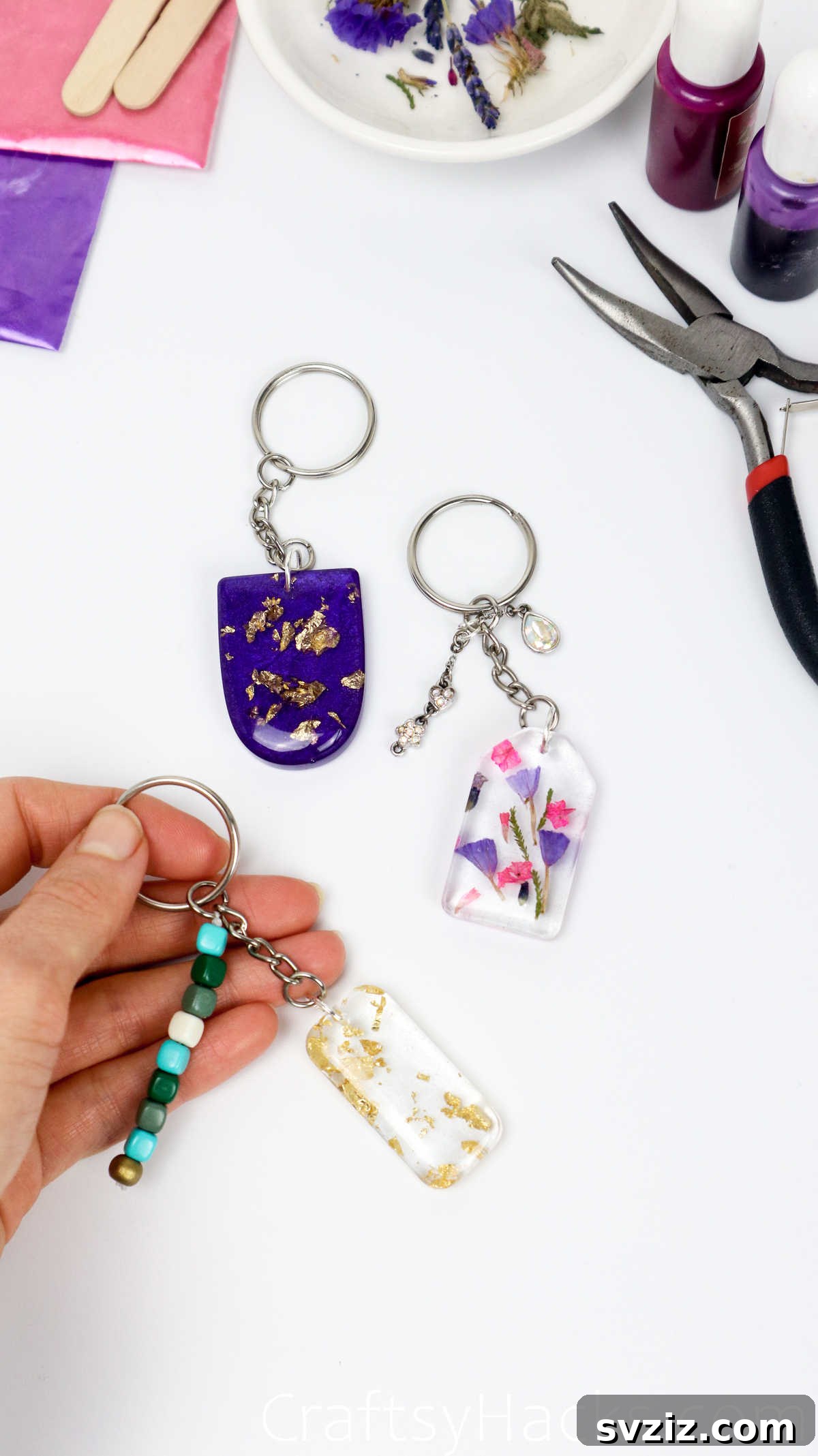 DIY Resin Keychains: Easy Steps for Stunning Accessories 36 completed resin keychains