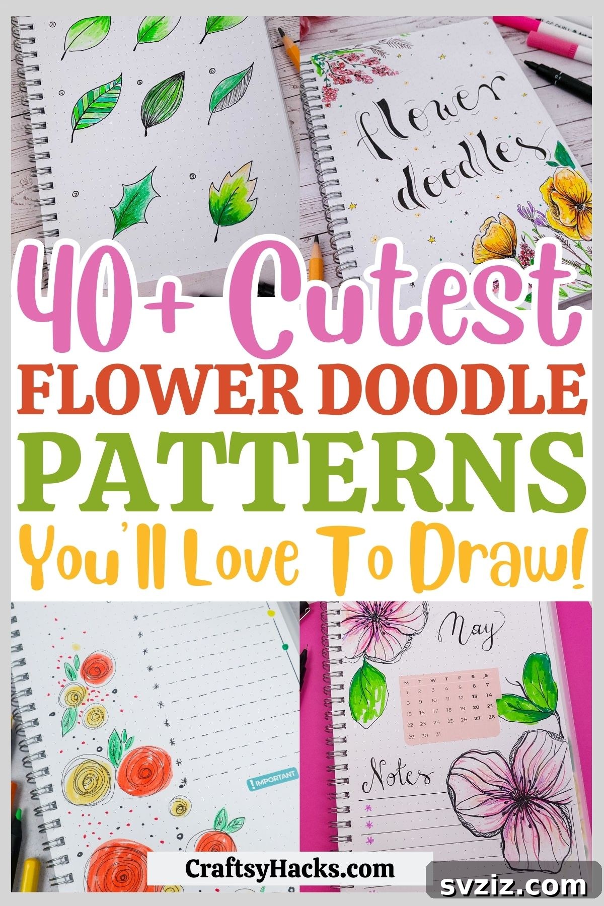 flower doodle ideas