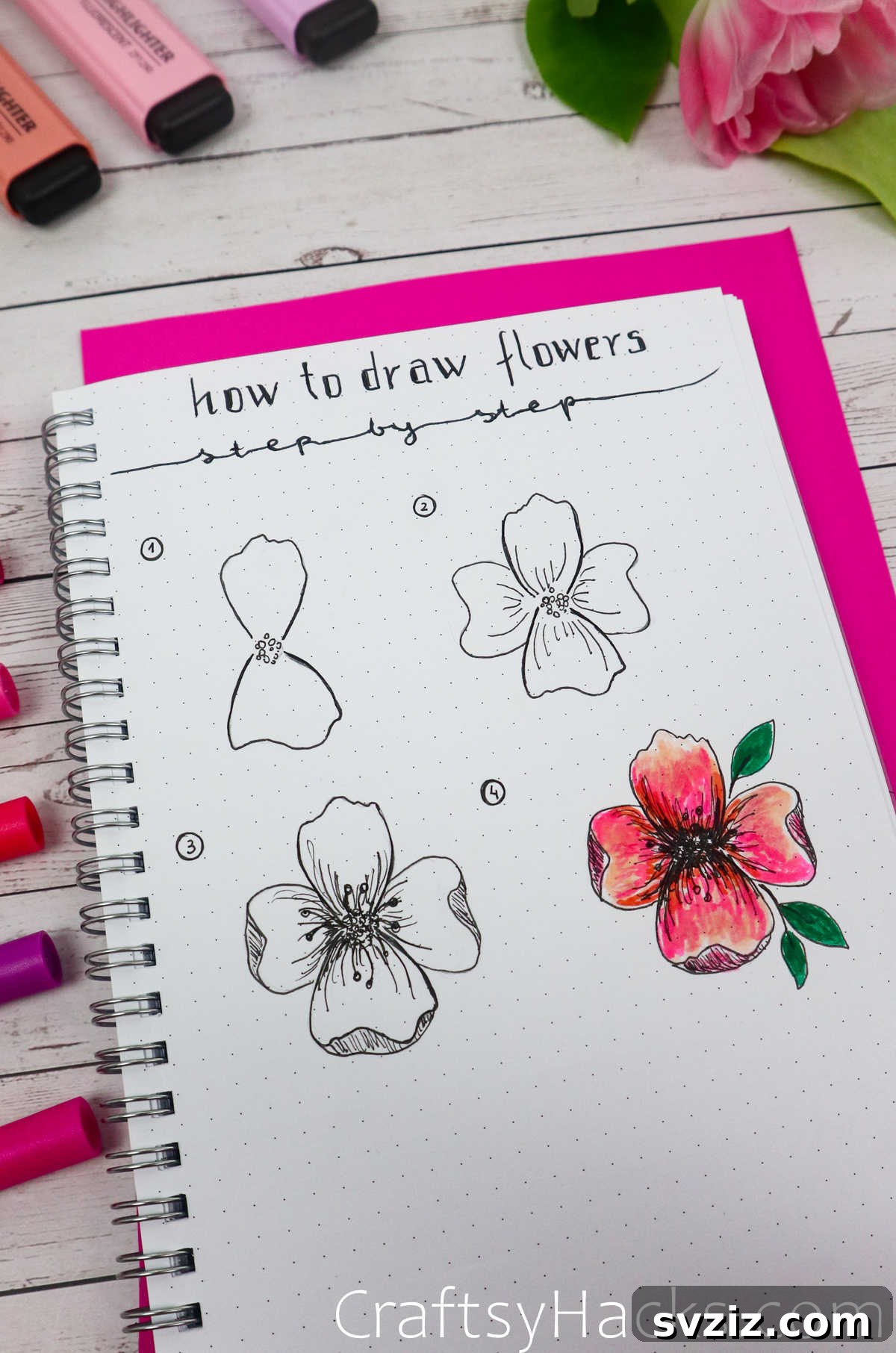How to Draw Flowers