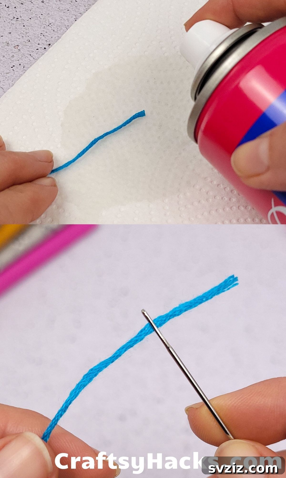 Tips to prevent thread fraying for easier needle threading