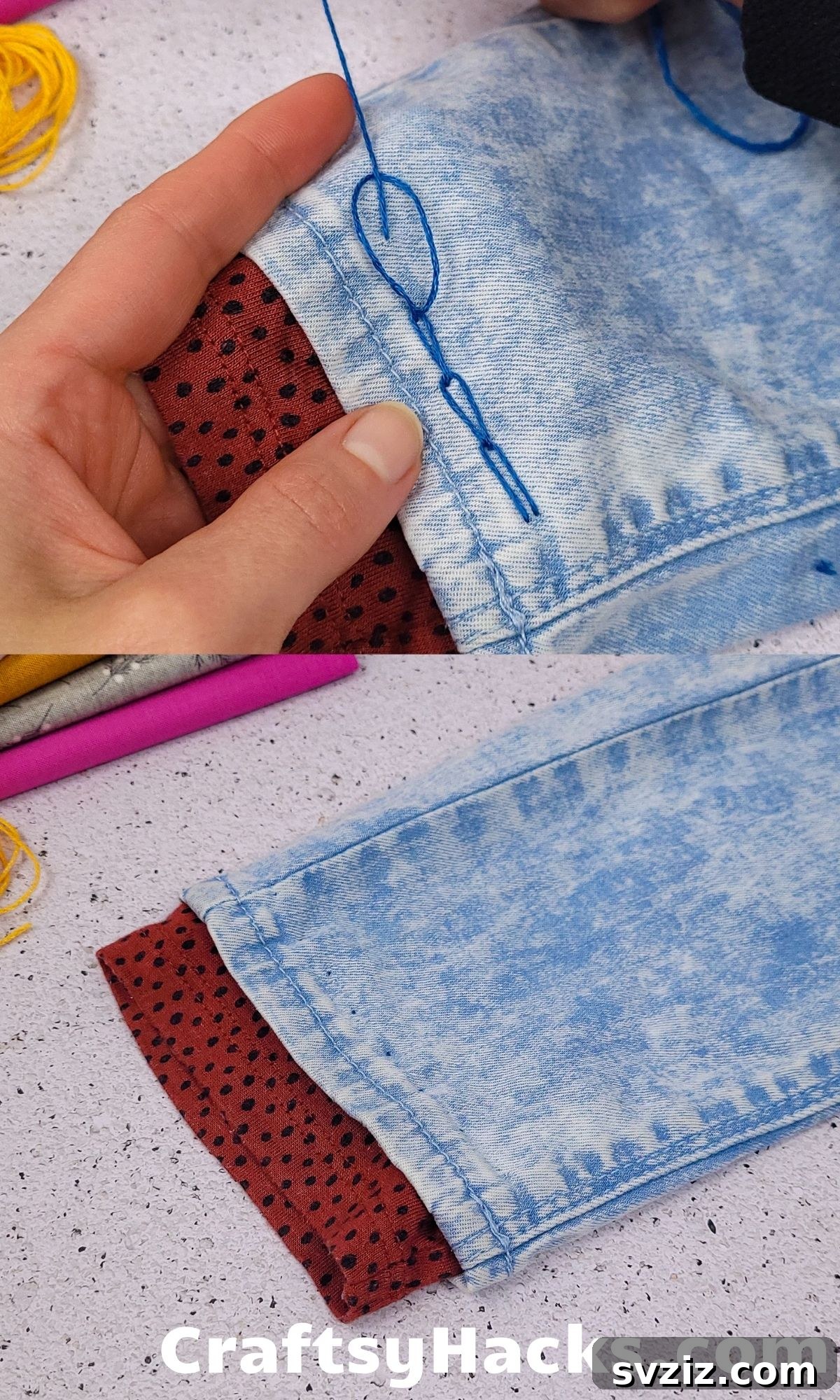 Creative sewing hack to easily make clothing sleeves longer