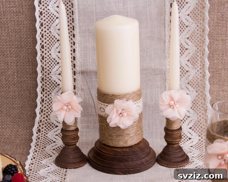 Rustic Candles
