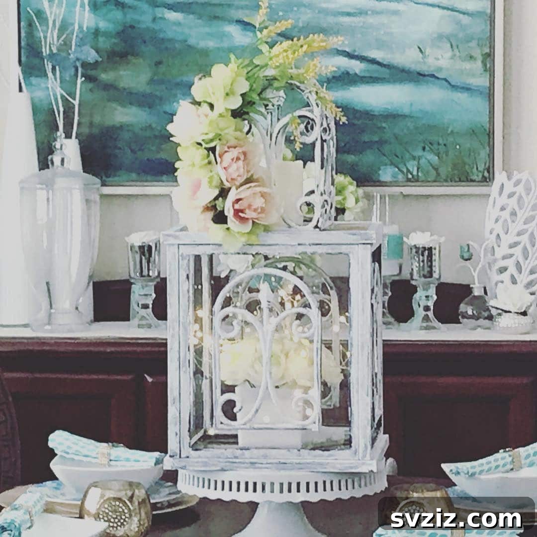 DIY Birdcage Lantern
