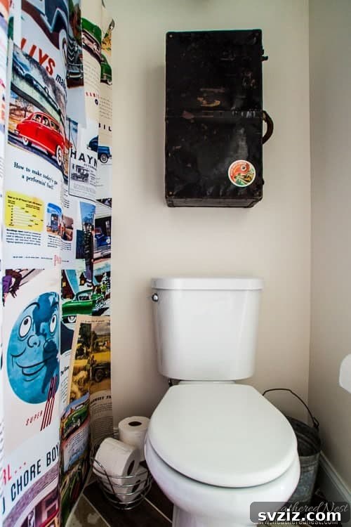 Upcycled Suitcase Medicine Cabinet
