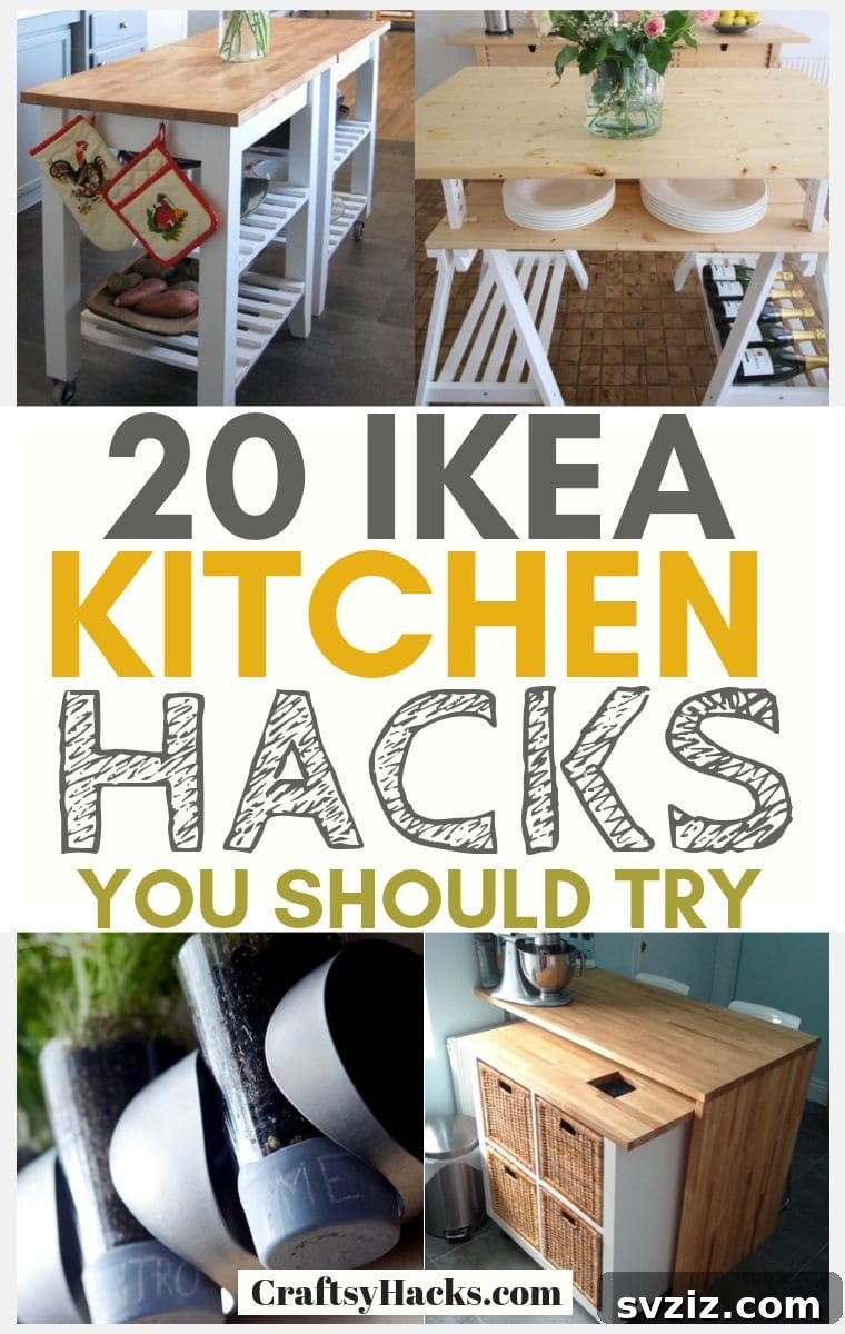 20 Game-Changing IKEA Kitchen Hacks 2 Inspiring IKEA kitchen hacks for home decor transformation on a budget