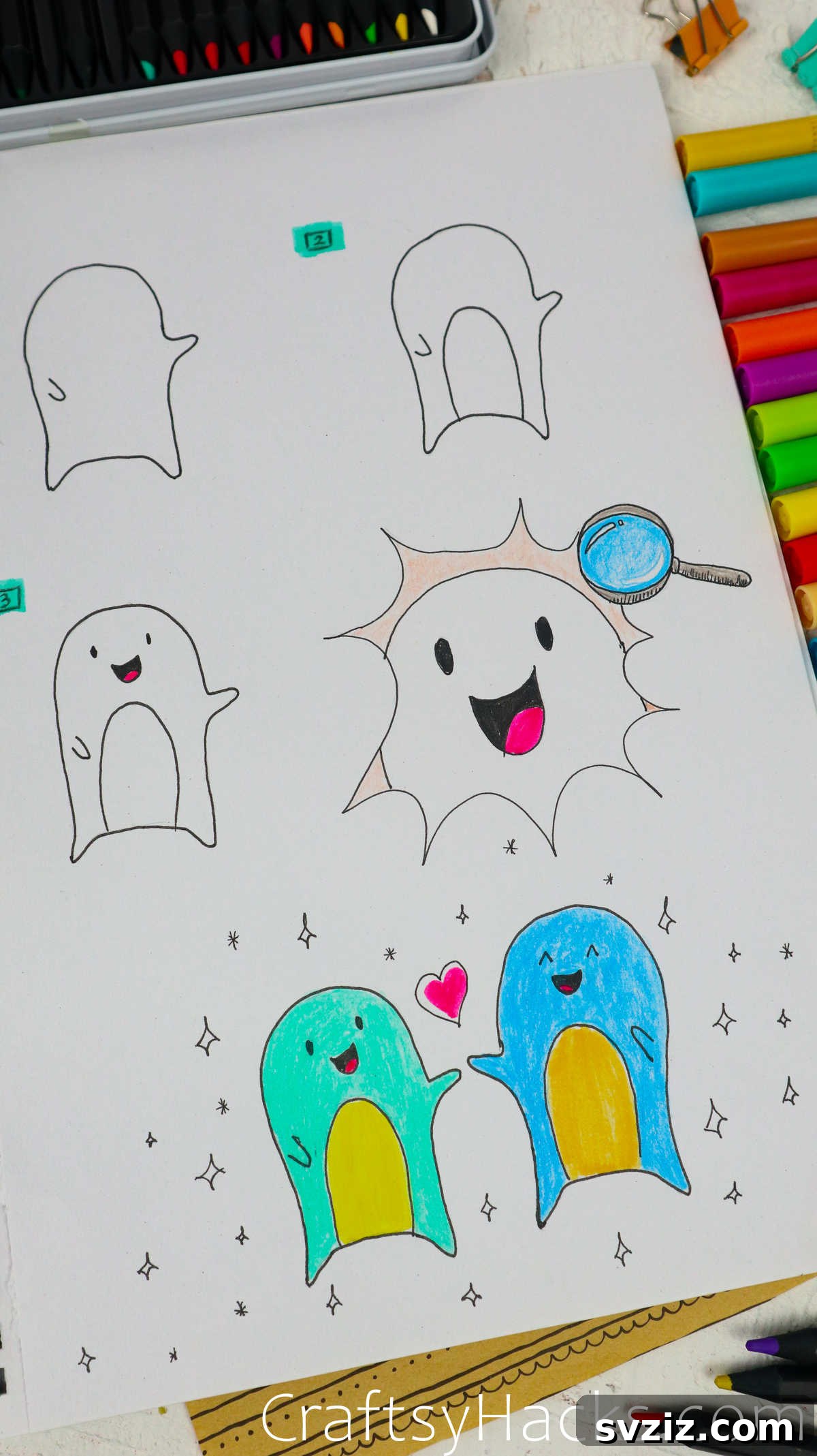 Spark Your Journal with 40+ Adorable Doodles 17 Fun Creatures