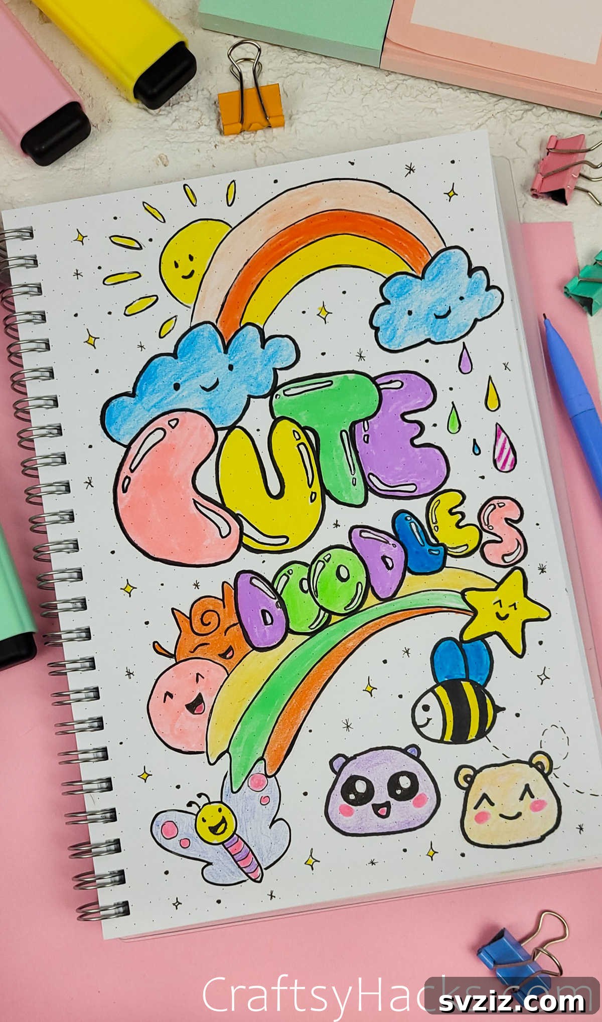 Spark Your Journal with 40+ Adorable Doodles 3 cute doodles