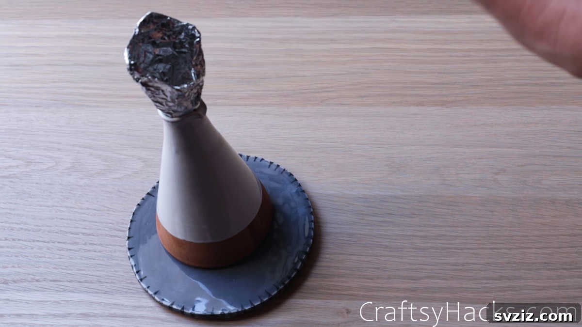 Use Aluminum Foil as a Funnel