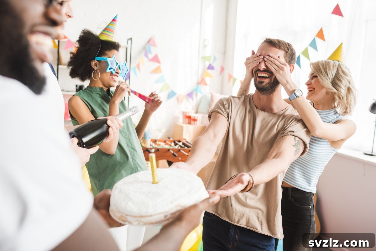 31 Epic Prank Call Ideas 13 Birthday cake and party hats, representing the 'Happy Birthday' prank call