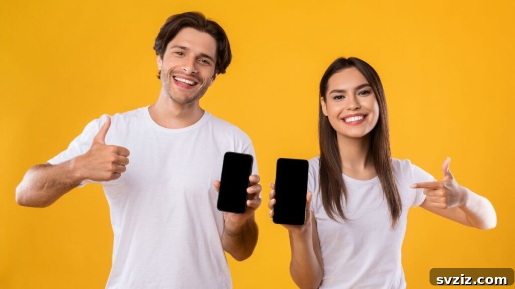 31 Epic Prank Call Ideas 26 Two people on separate phones looking confused, illustrating the cross-connect prank call