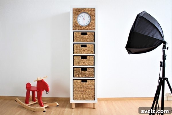 Elevate Your Space: Genius IKEA KALLAX Ideas 18 Kallax Modern Grandfather Clock Hack