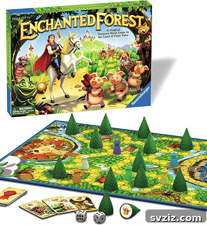 Enchanted Forest game for memory and imagination