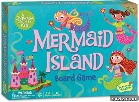 Mermaid Island cooperative game for social skills