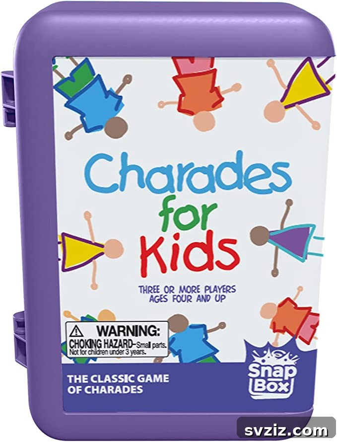 Charades for Kids party game
