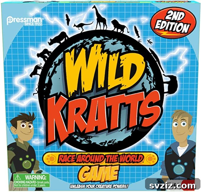 Wild Kratts board game for animal lovers