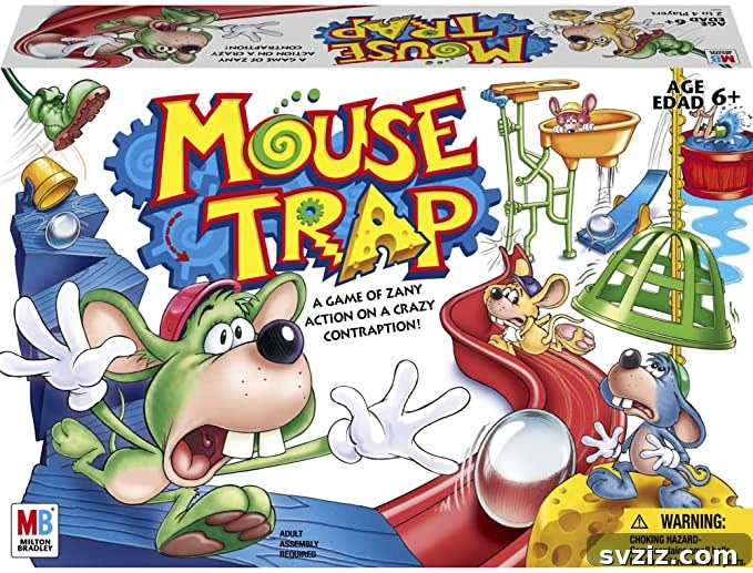 Mousetrap classic Rube Goldberg game