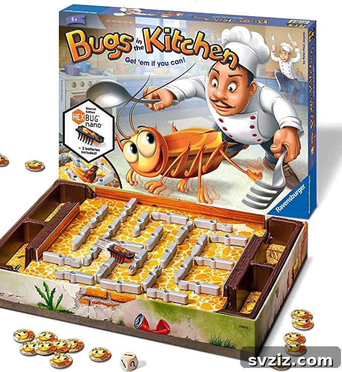 Bugs in the Kitchen fast-paced trap game