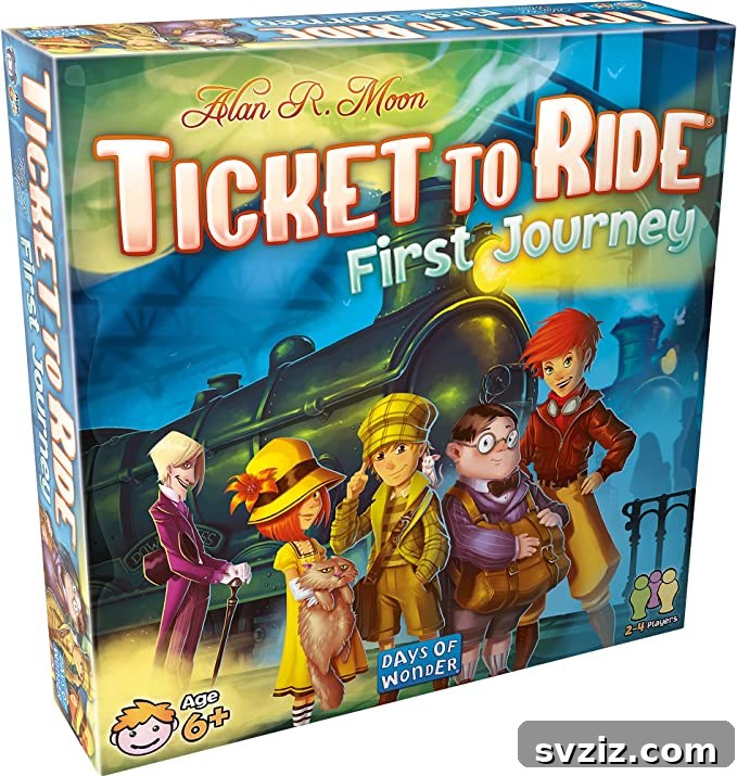 Ticket to Ride First Journey board game for young adventurers