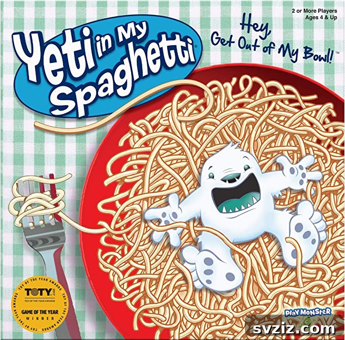 Yeti in My Spaghetti balance game for kids
