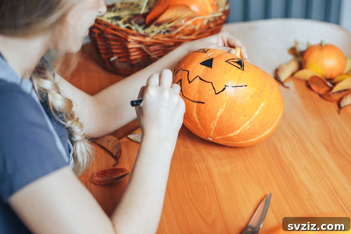 Haunted Hilarity: Halloween Games for Teens and Tweens 18 Pumpkin Decorating