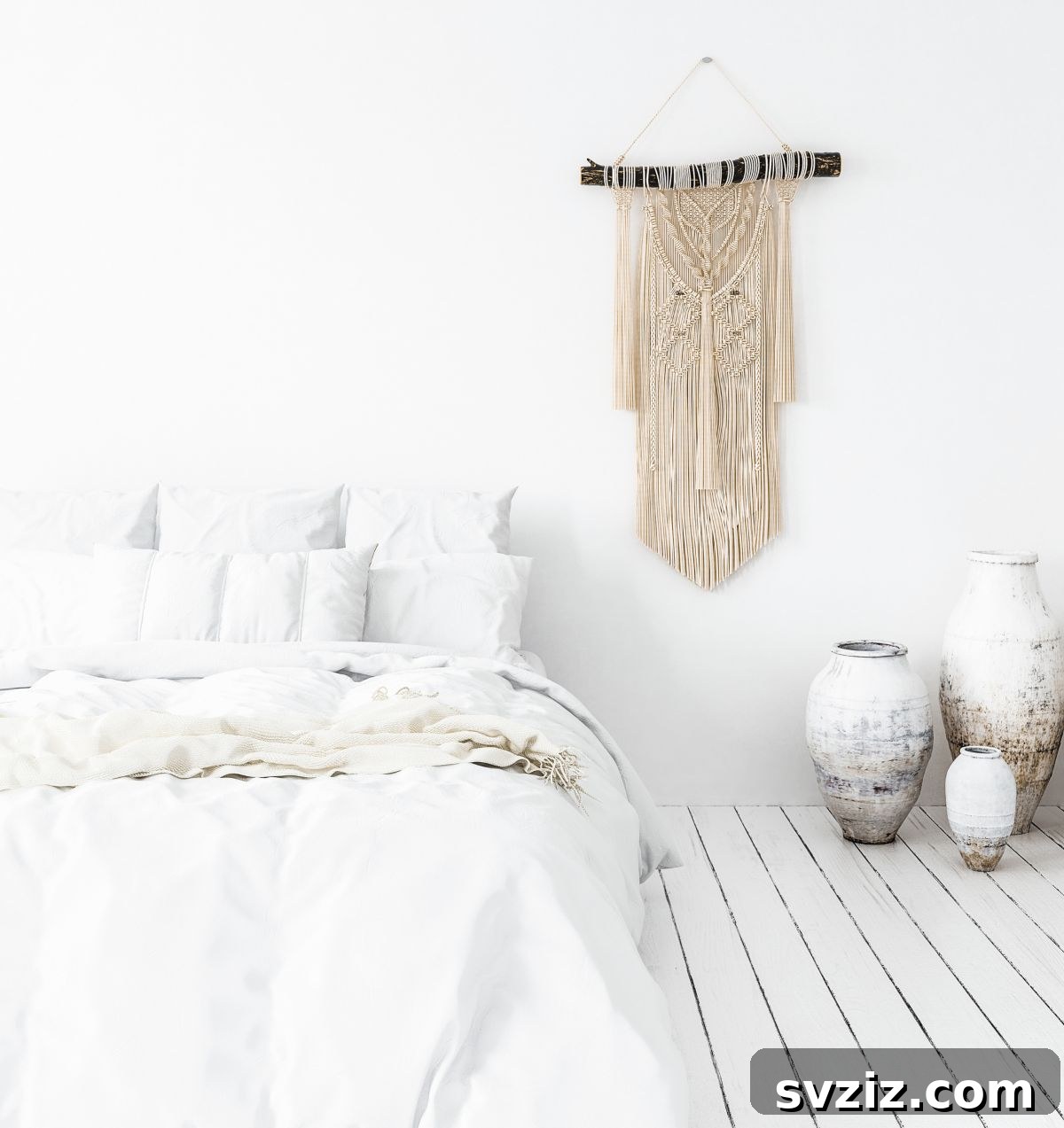 31 Dreamy Bohemian Bedroom Retreats 28 Macrame Wall Hanging