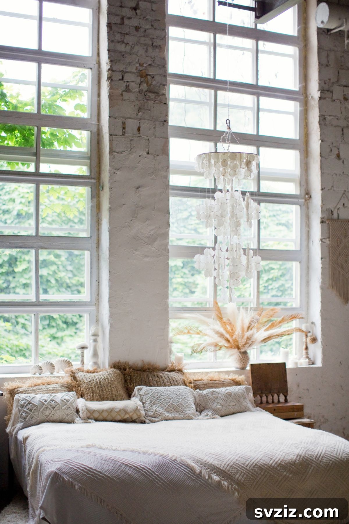 31 Dreamy Bohemian Bedroom Retreats 30 Light bedroom with boho vintage details