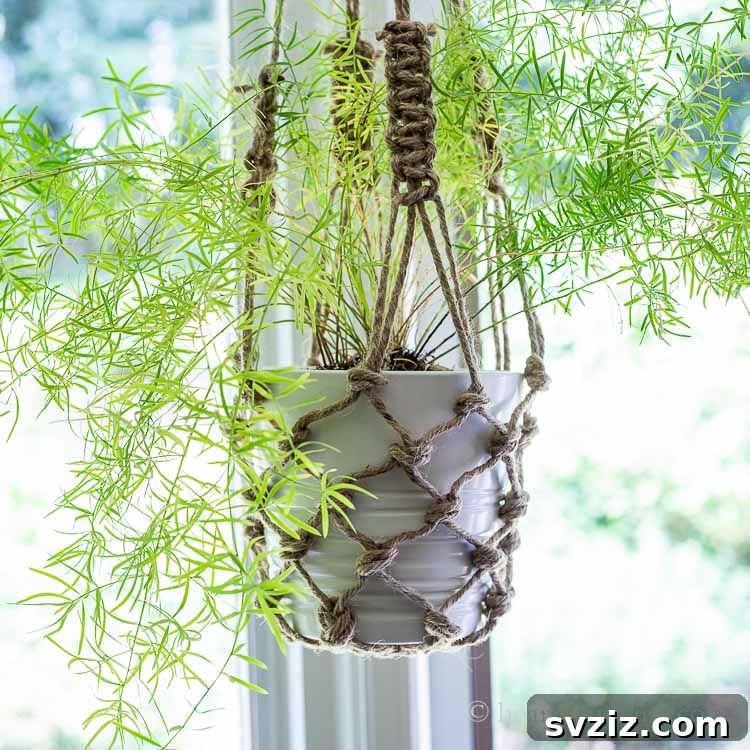 31 Dreamy Bohemian Bedroom Retreats 32 Fishnet Hanging Planter