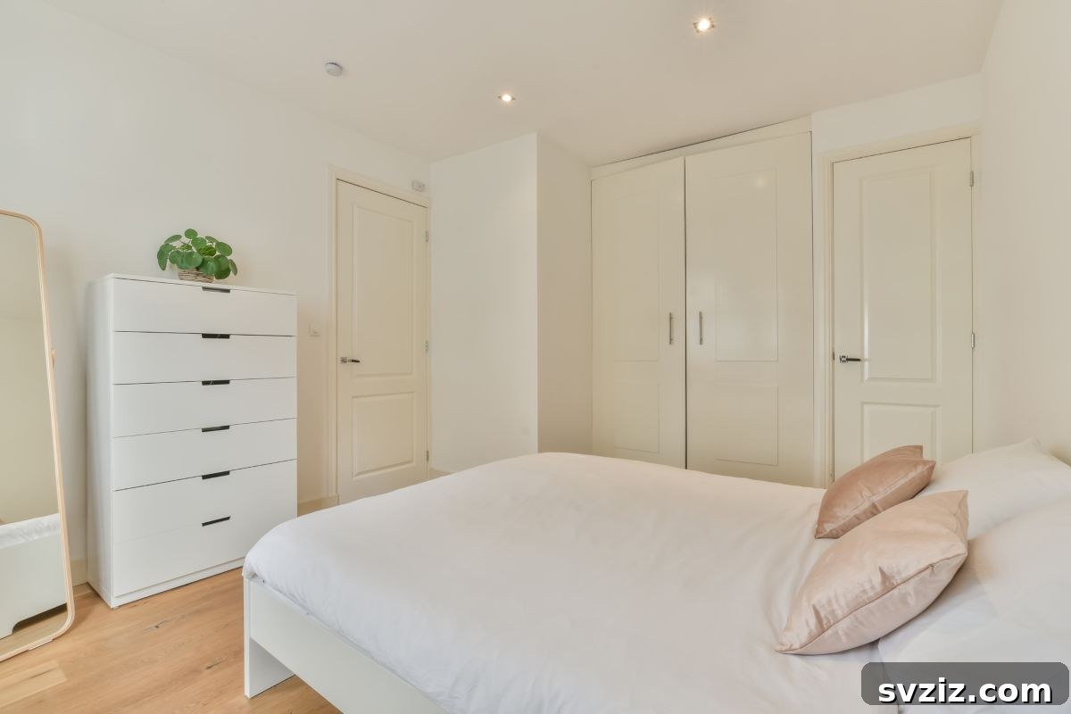 31 Sophisticated Teen Girl Bedroom Ideas 24 White, Minimal Interior Teen Bedroom