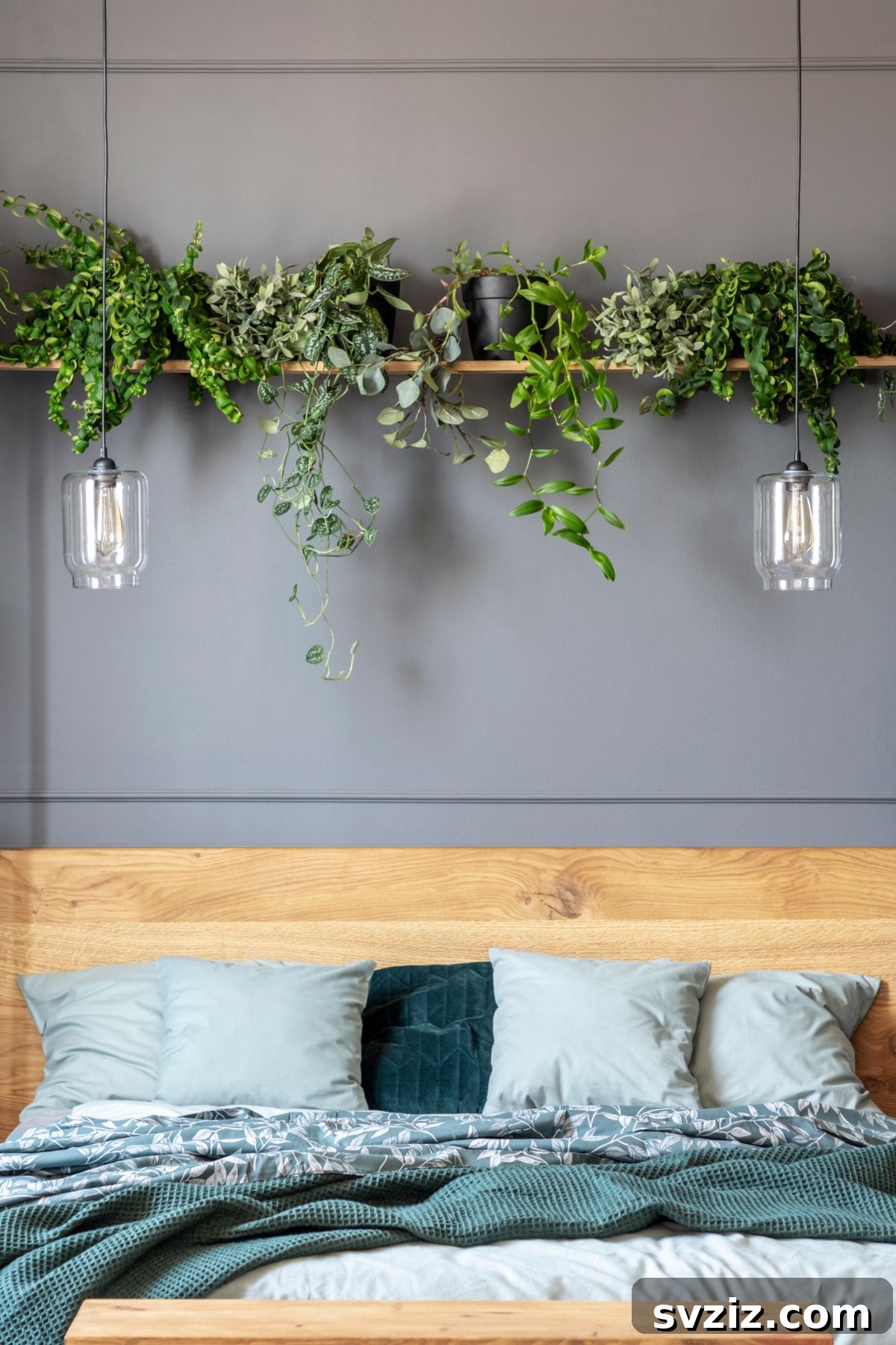 31 Sophisticated Teen Girl Bedroom Ideas 25 Lush Plants Above Bed in Teen Room