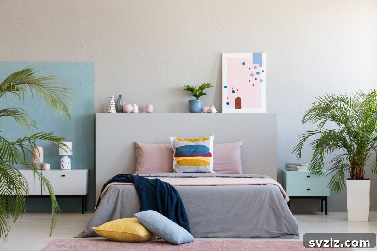Colourful Bedding and Accent pieces