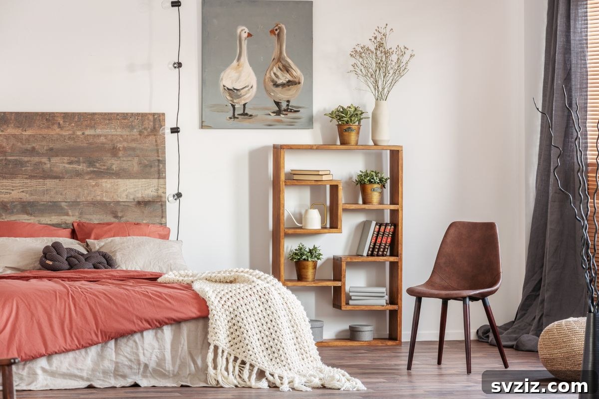 Wooden Headboard and furniture