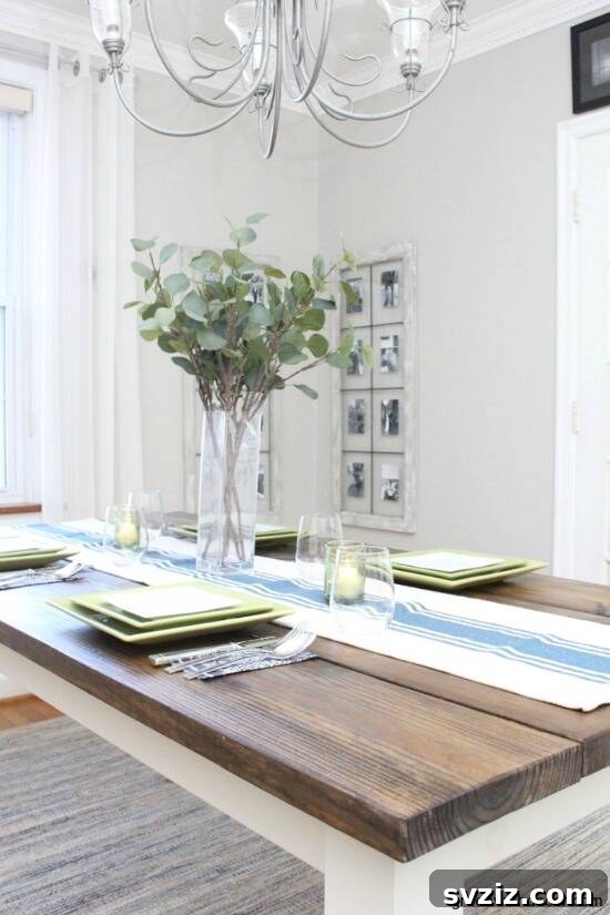 Kitchen Table Refresh: Fresh Decor Ideas for Every Gathering 4 Blue and Green Tablescape