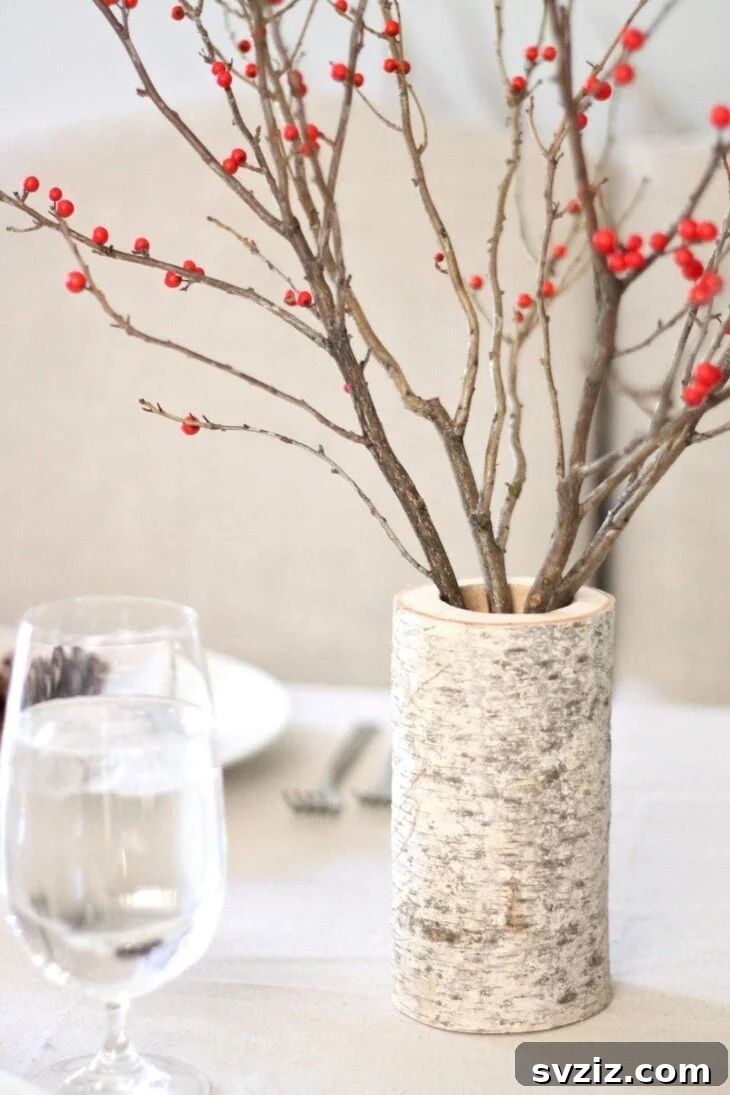 Kitchen Table Refresh: Fresh Decor Ideas for Every Gathering 8 Birch Vase