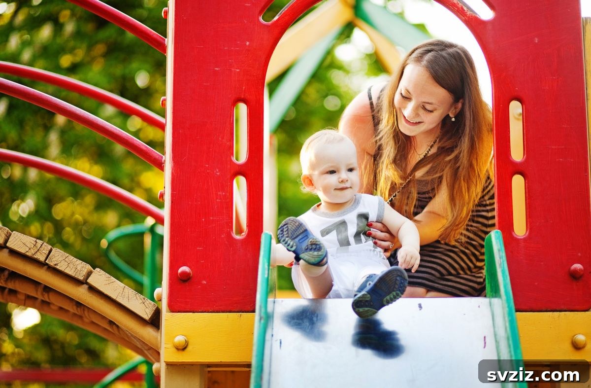 Family Enjoying a Day at the Local Park
