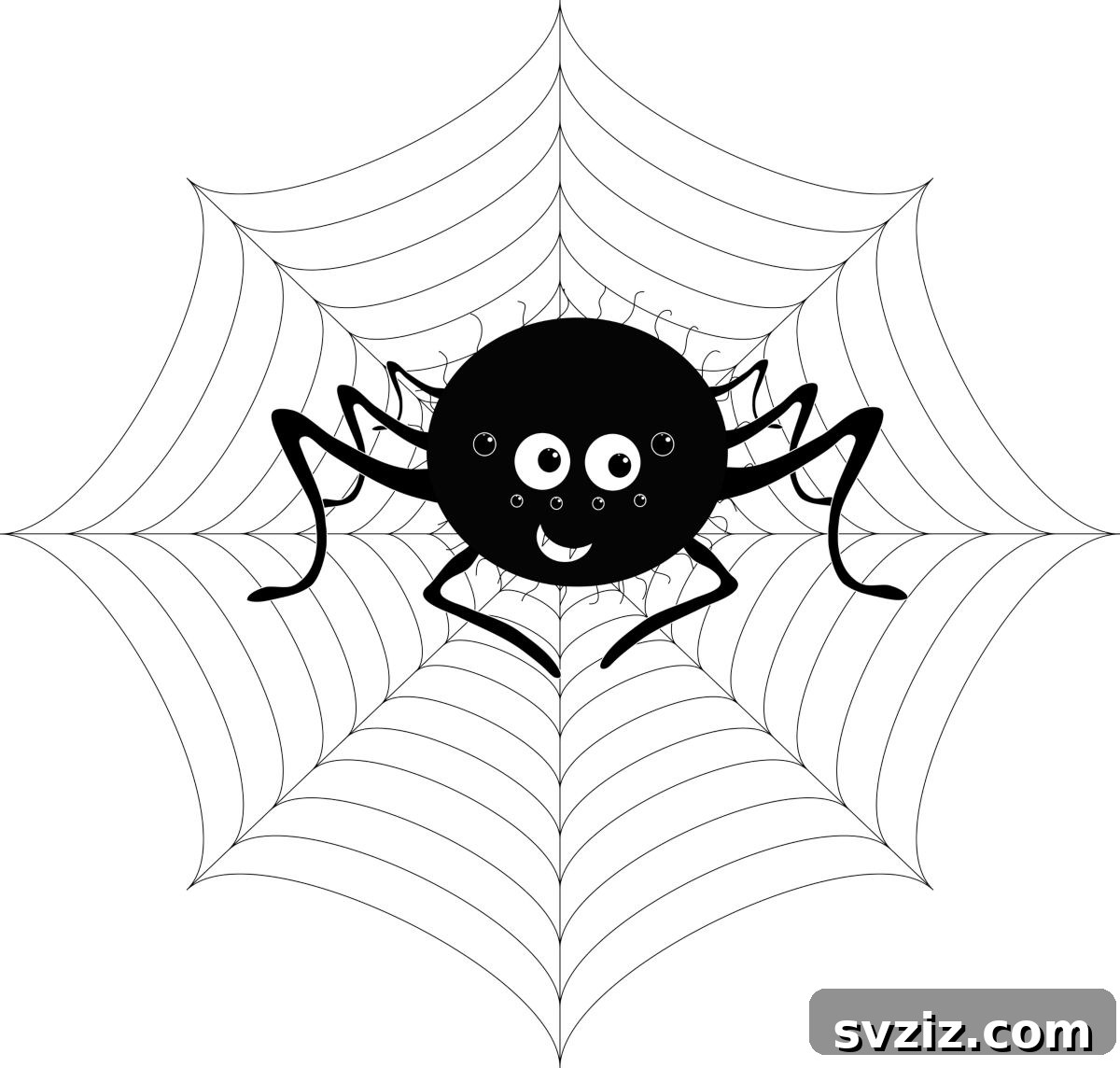 Pin the Spider on the Web Halloween game