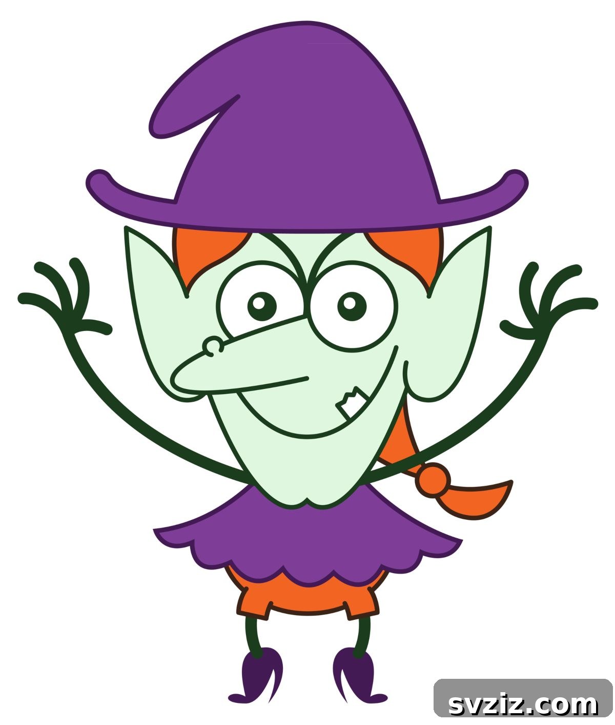 Pin the Wart on the Witch Halloween activity