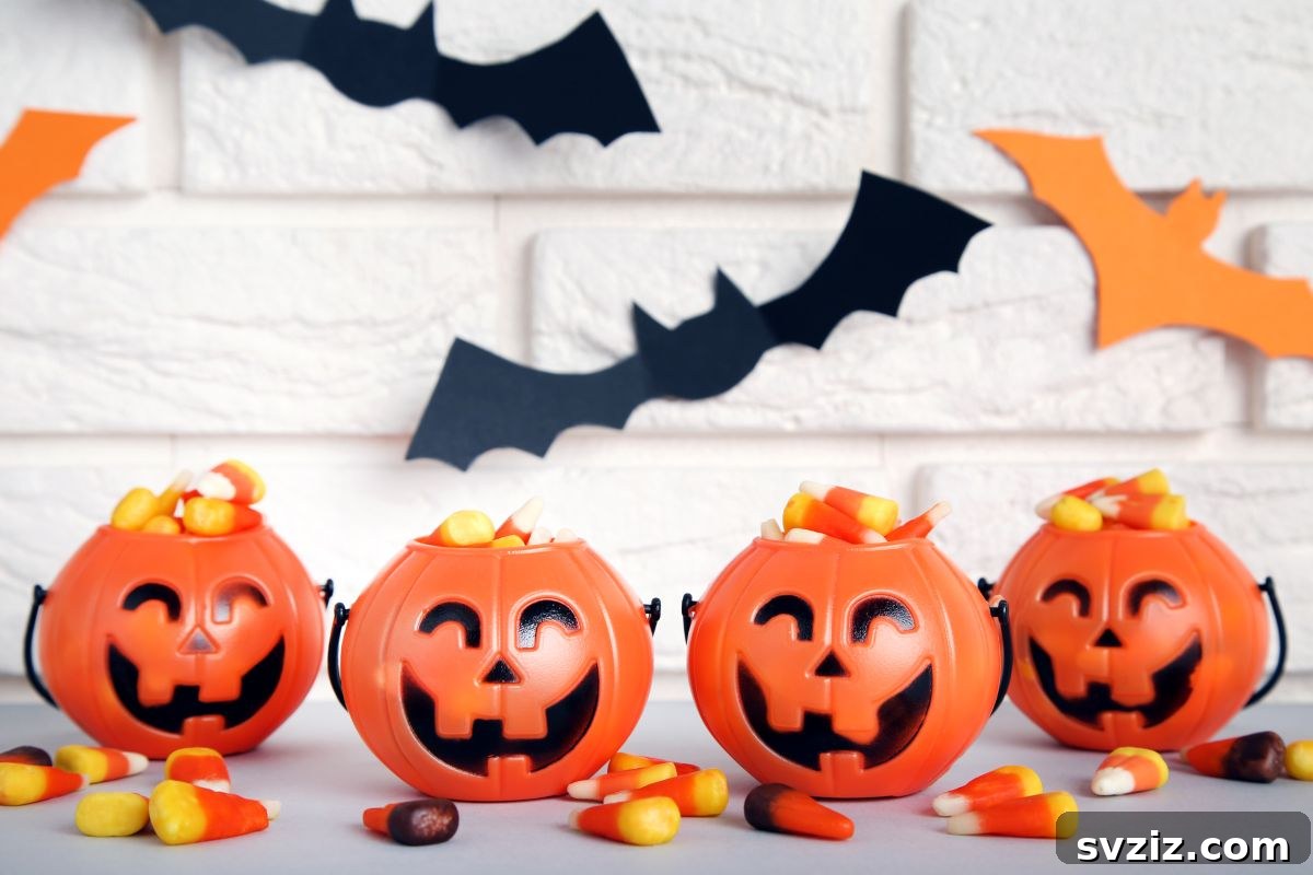 Halloween Bucket Toss party game