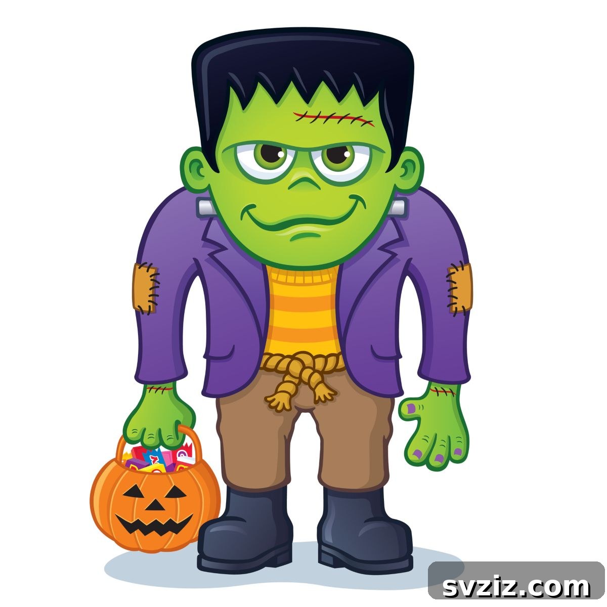 Popsicle Stick Frankenstein craft for Halloween