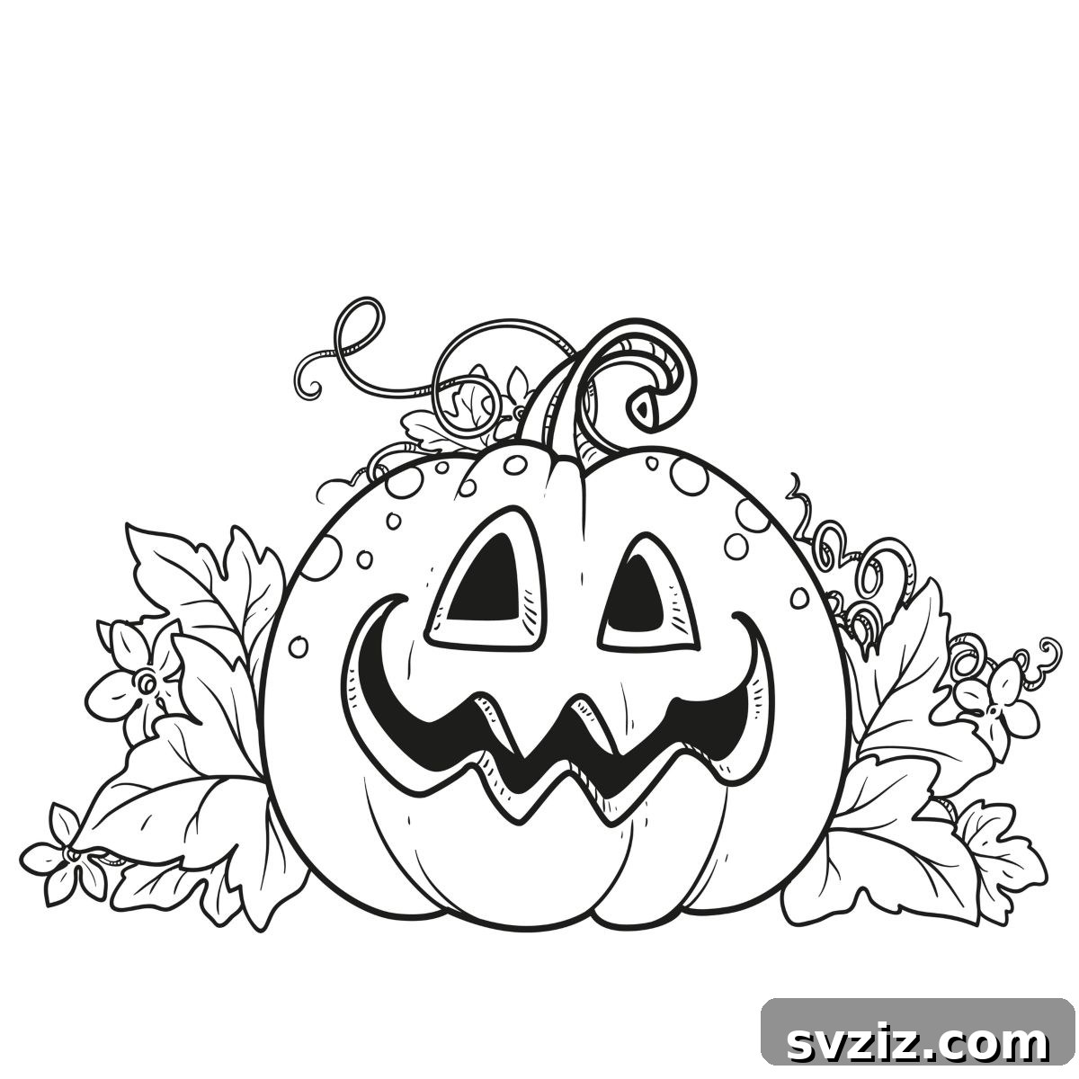 Create Dotted Pumpkins art project for Halloween