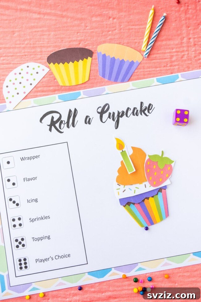 Roll a Cupcake
