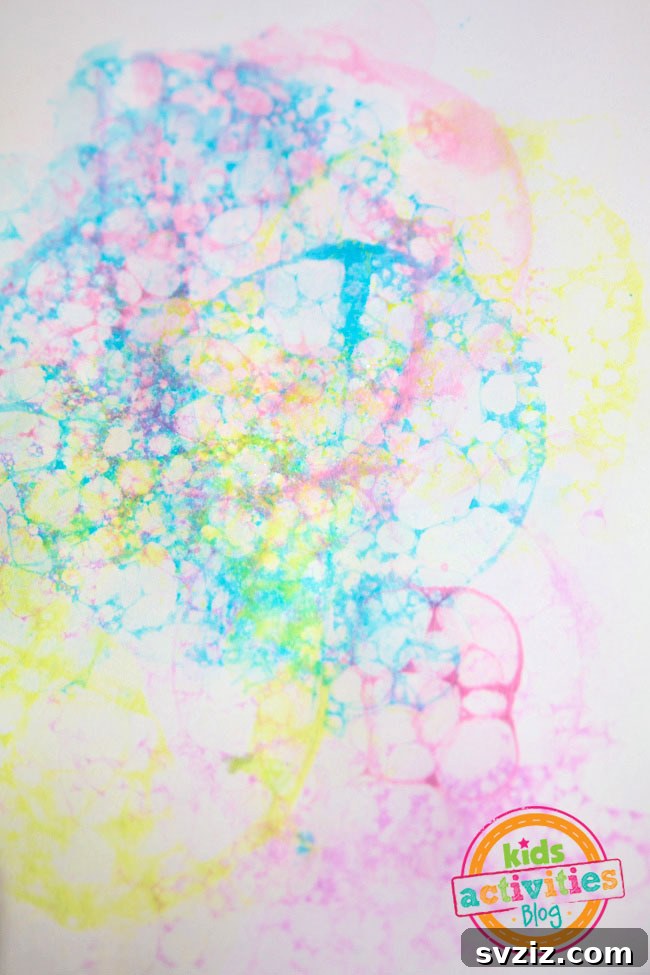 31 Engaging Large Group Activities for Preschoolers 24 Bubble Art Activity for Kids